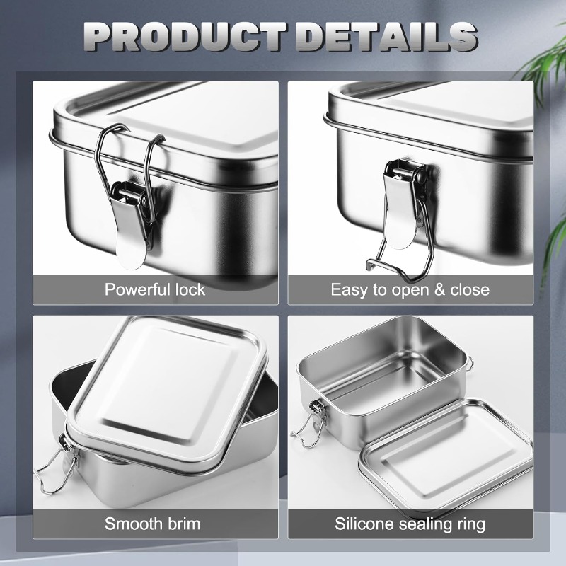 Containers with Lockable Clips - Meal Prep Gym บทวิจารณ์และราคา