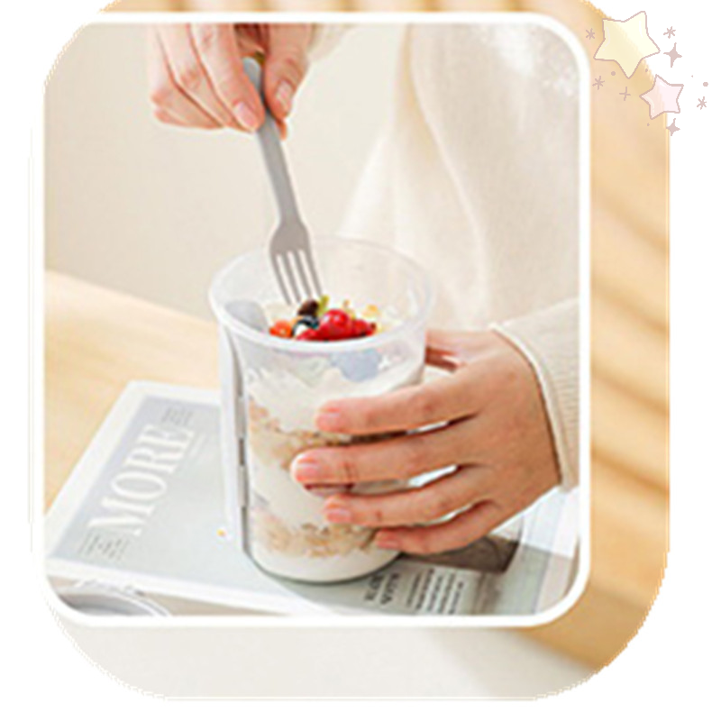 600ML Salad Oatmeal Cup Breakf - Meal Prep Yogurt Cups บทวิจารณ์และราคา