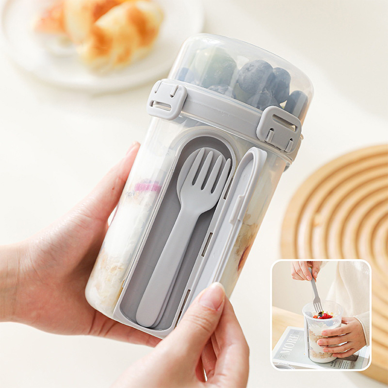 600ML Salad Oatmeal Cup Breakf - Meal Prep Yogurt Cups บทวิจารณ์และราคา