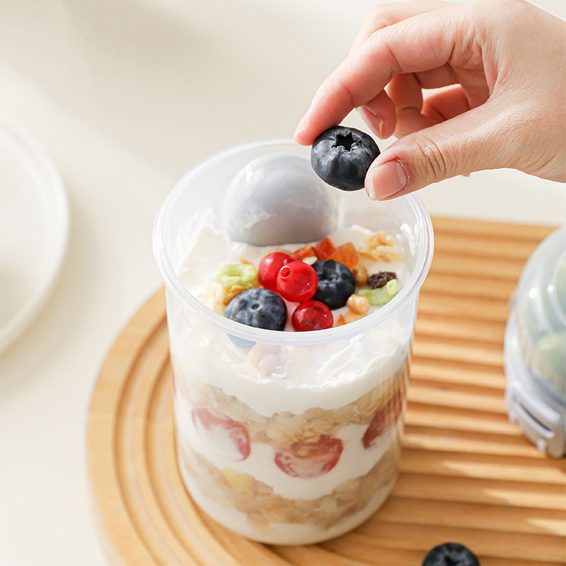 600ML Salad Oatmeal Cup Breakf - Meal Prep Yogurt Cups บทวิจารณ์และราคา
