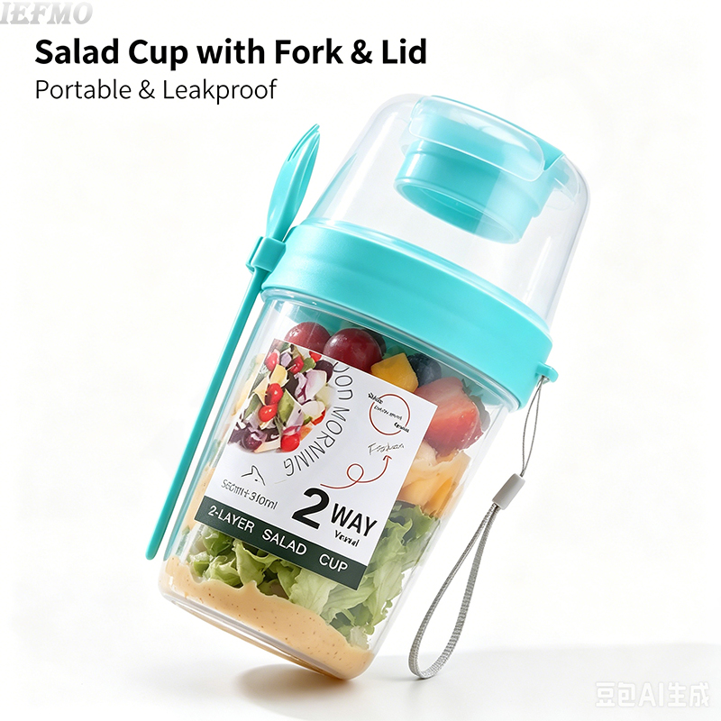On-the-Go Salad Bowl Set with  - Meal Prep Yogurt Cups บทวิจารณ์และราคา