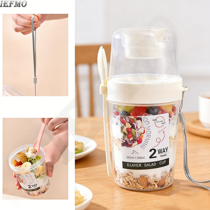 On-the-Go Salad Bowl Set with  - Meal Prep Yogurt Cups บทวิจารณ์และราคา