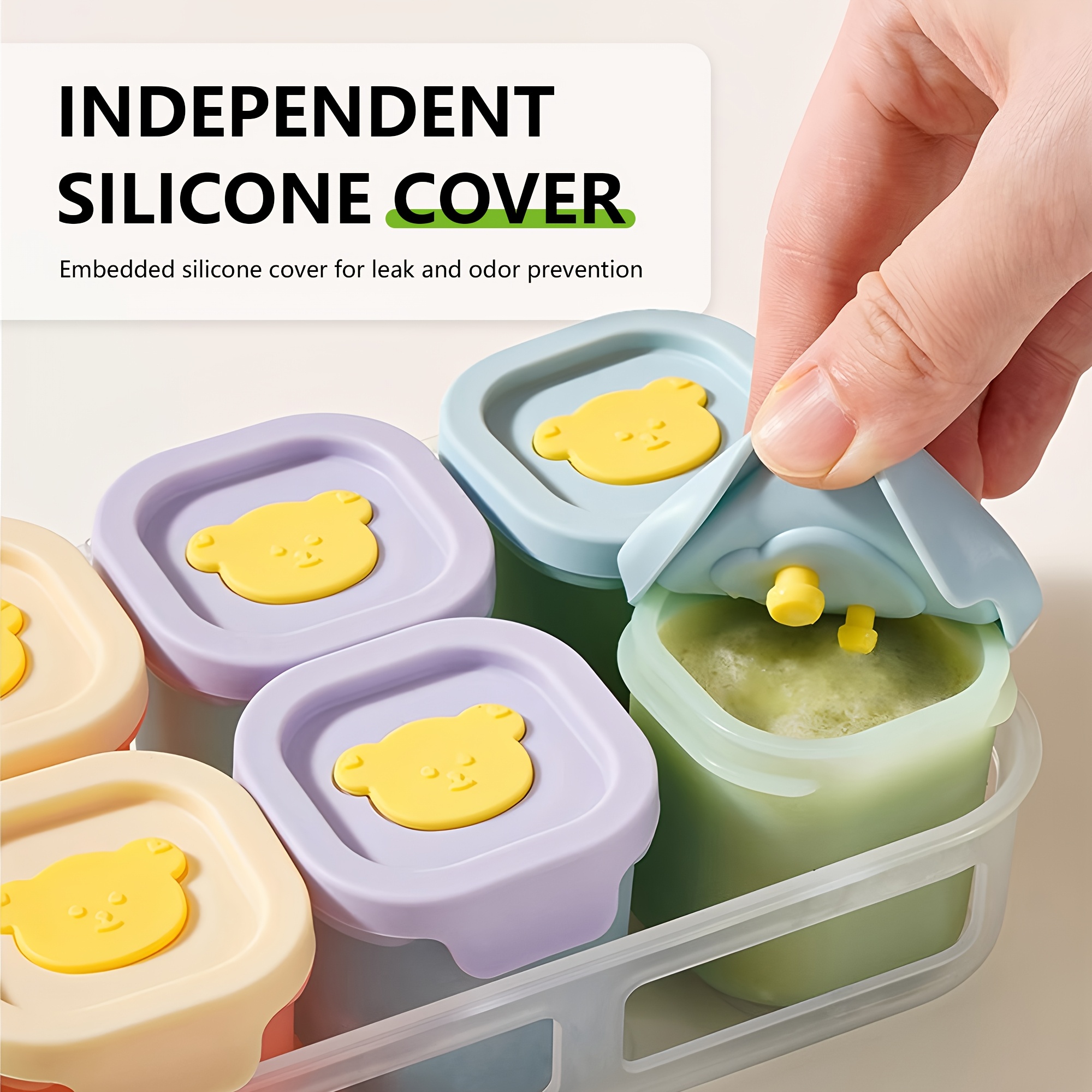 9pcs Silicone Food Storage Con - Meal Prep Oatmeal บทวิจารณ์และราคา