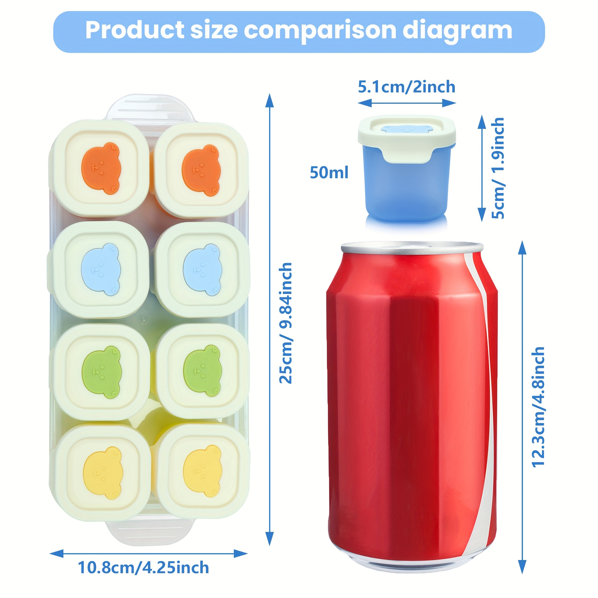9pcs Silicone Food Storage Con - Meal Prep Oatmeal บทวิจารณ์และราคา