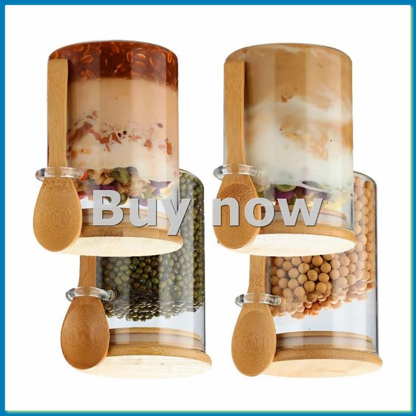 4 Pack Overnight Oats Glass Co - Overnight Oat Jar บทวิจารณ์และราคา