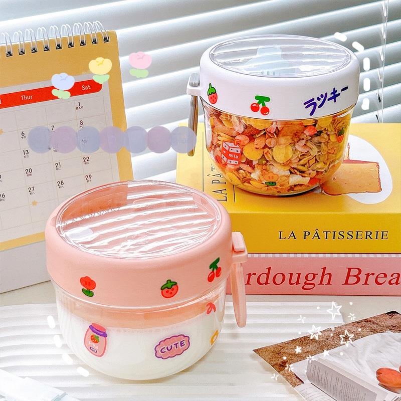 Overnight Oats Cup Portable Wi - Overnight Oat Jar บทวิจารณ์และราคา