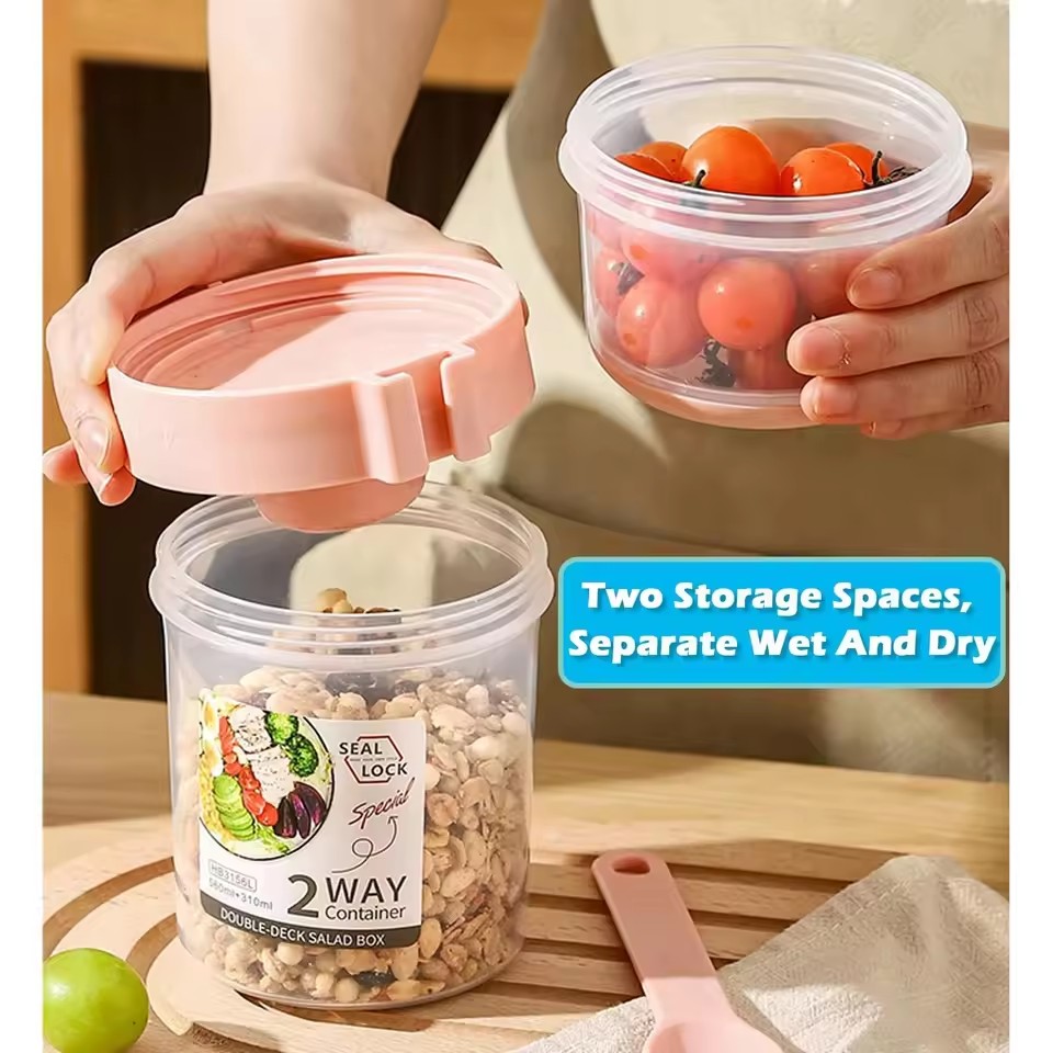 Salad Oatmeal Cup 500ml+300ml  - Meal Prep Oatmeal บทวิจารณ์และราคา