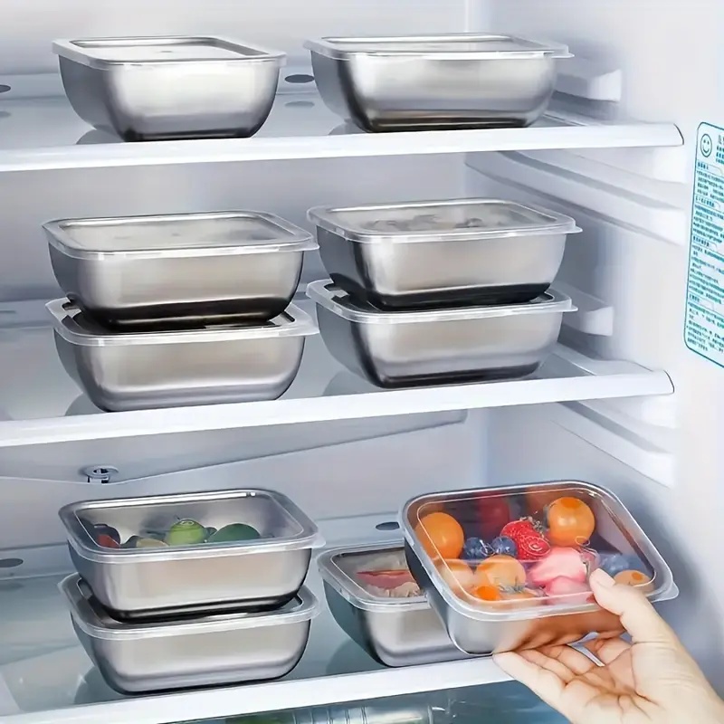 5-Piece Stainless Steel Food S - Meal Prep Gym บทวิจารณ์และราคา
