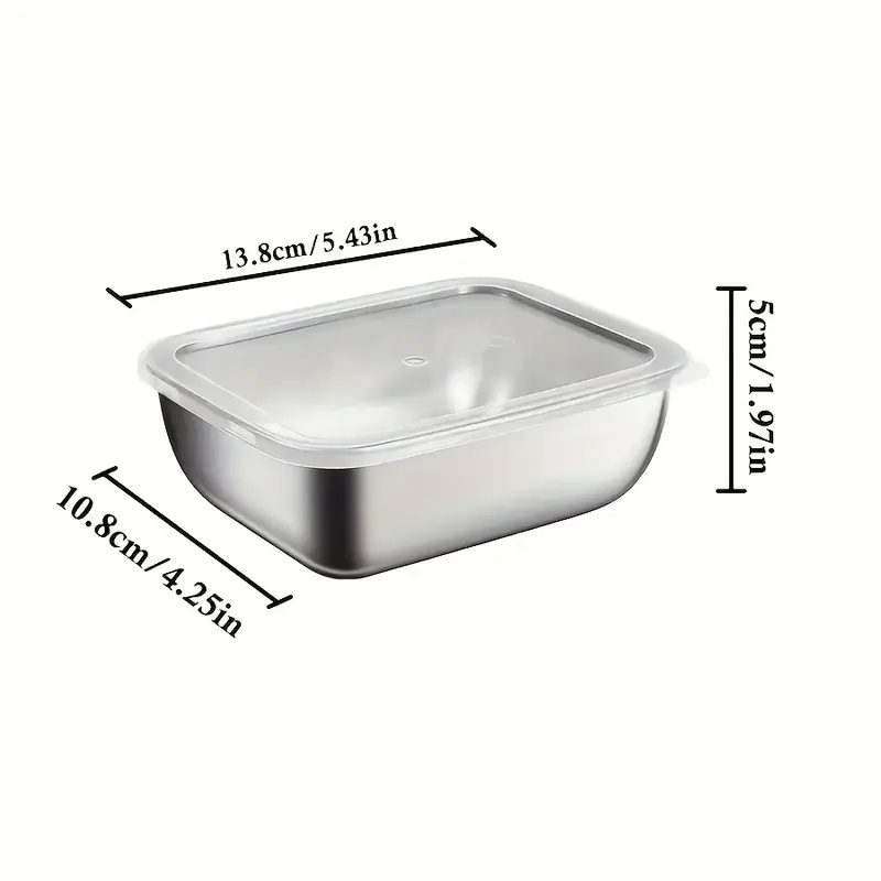 5-Piece Stainless Steel Food S - Meal Prep Gym บทวิจารณ์และราคา