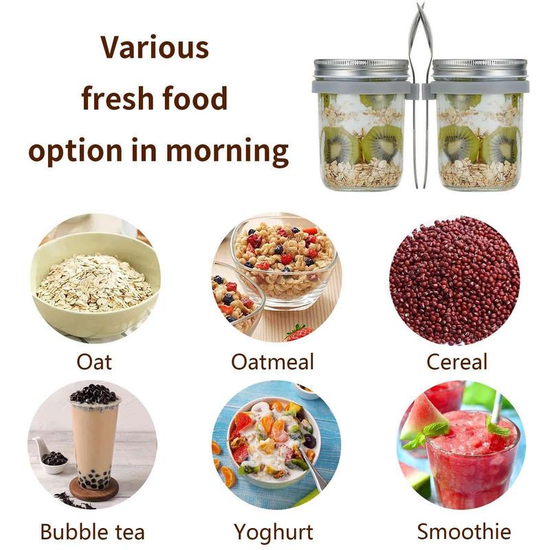 600ml Large Capacity Overnight - Overnight Oat Jar บทวิจารณ์และราคา