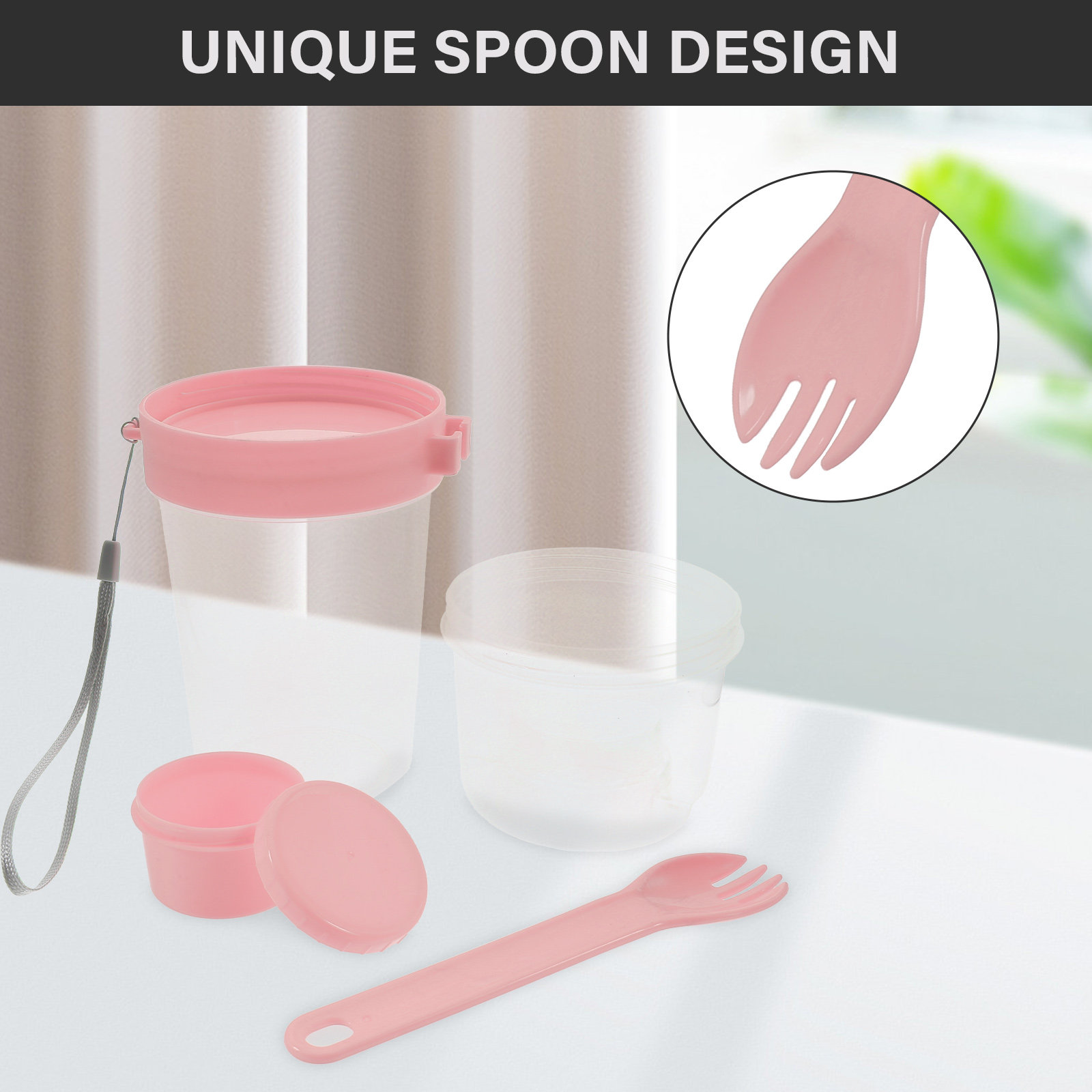 1Set Double-Layer Portable Sal - Overnight Oat Jar บทวิจารณ์และราคา