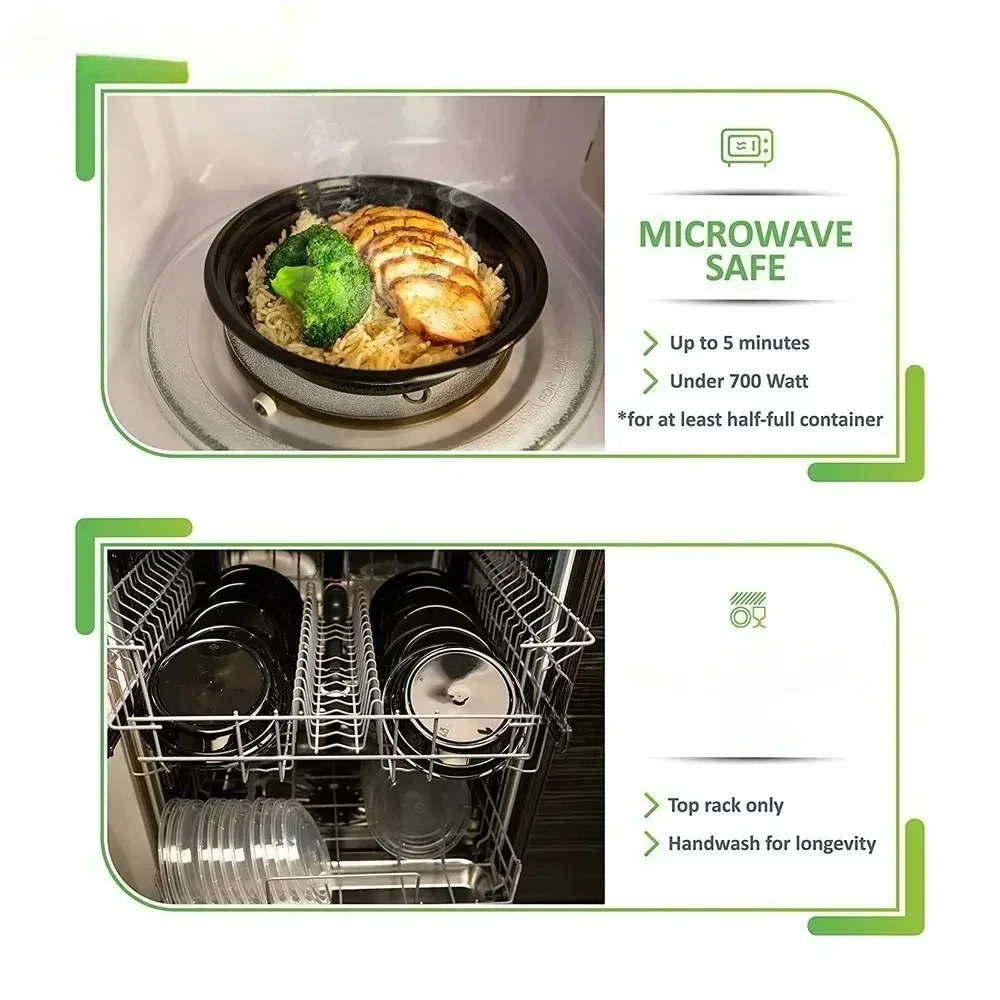 Meal Prep Containers Plastic F - Meal Prep Gym บทวิจารณ์และราคา