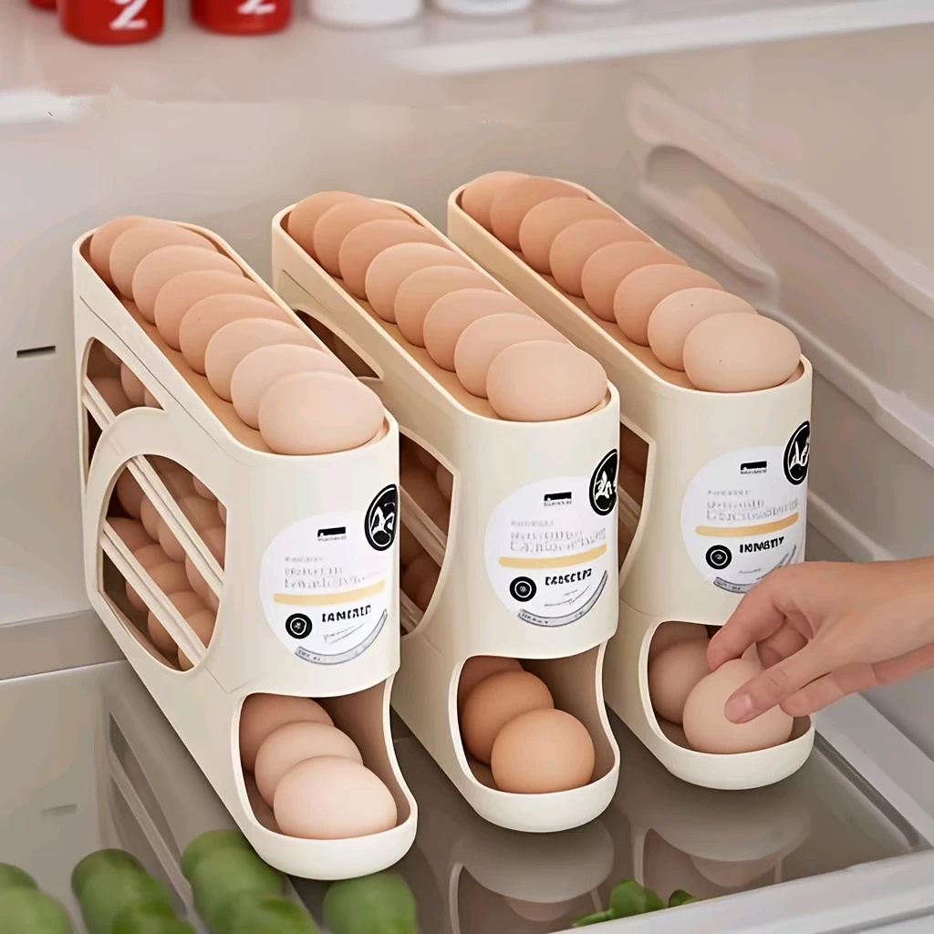 3-Tier Rolling Egg Storage Con - Meal Prep Gym บทวิจารณ์และราคา
