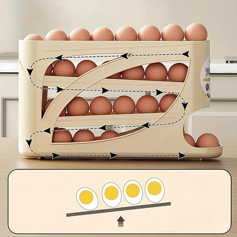 3-Tier Rolling Egg Storage Con - Meal Prep Gym บทวิจารณ์และราคา
