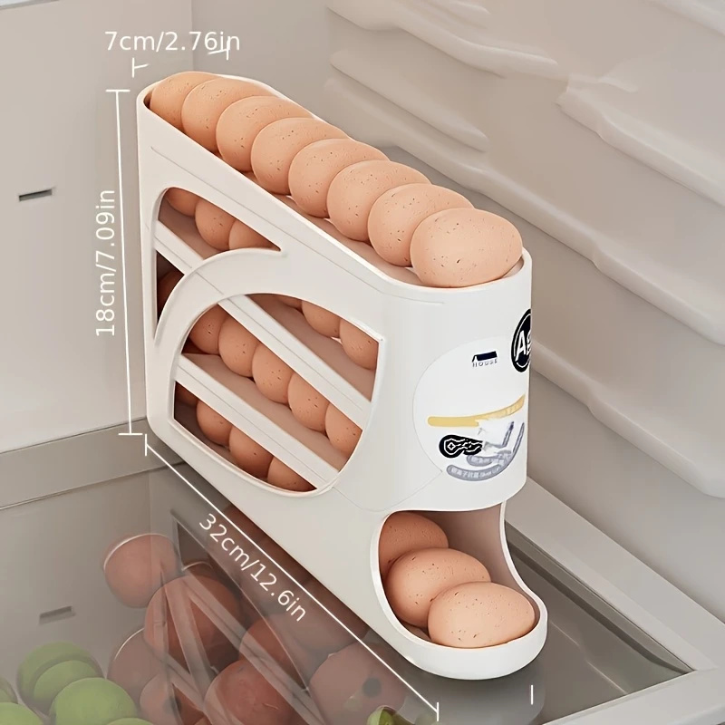 3-Tier Rolling Egg Storage Con - Meal Prep Gym บทวิจารณ์และราคา