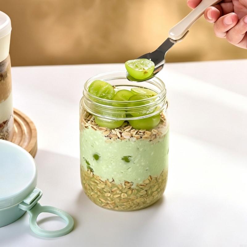 Overnight Oat Container with L - Meal Prep Oatmeal บทวิจารณ์และราคา