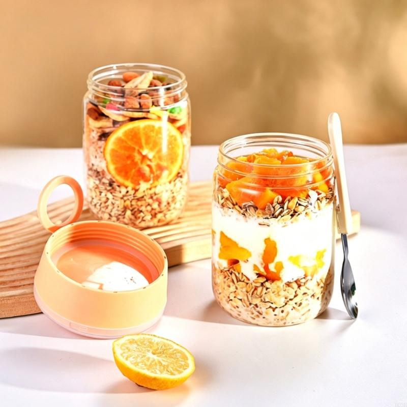 Overnight Oat Container with L - Meal Prep Oatmeal บทวิจารณ์และราคา