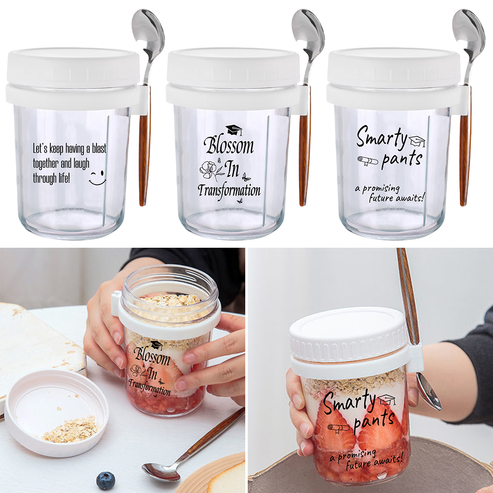 Overnight Oats Container 12 Oz - Overnight Oat Jar บทวิจารณ์และราคา