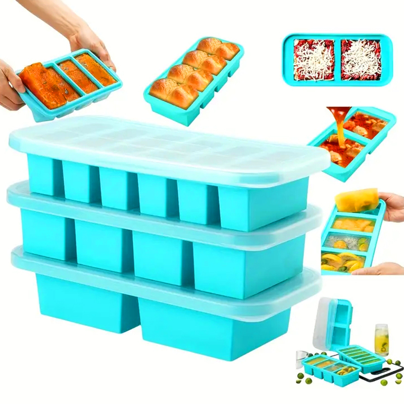 2 or 3-piece Silicone Freezer  - Meal Prep Oatmeal บทวิจารณ์และราคา