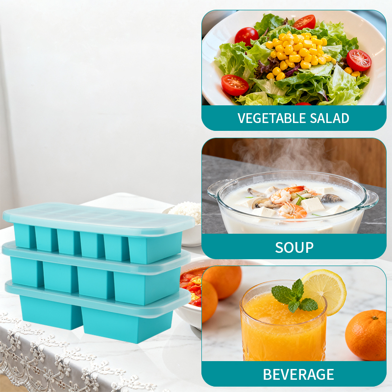 2 or 3-piece Silicone Freezer  - Meal Prep Oatmeal บทวิจารณ์และราคา