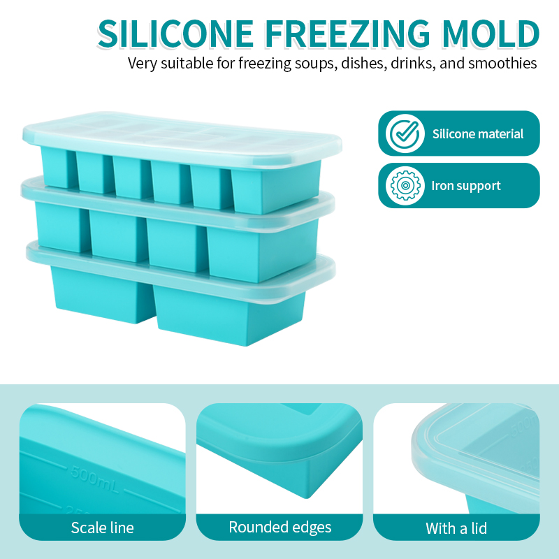 2 or 3-piece Silicone Freezer  - Meal Prep Oatmeal บทวิจารณ์และราคา