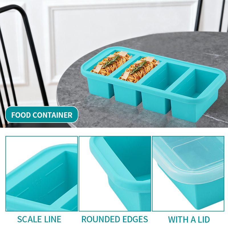 2 or 3-piece Silicone Freezer  - Meal Prep Oatmeal บทวิจารณ์และราคา