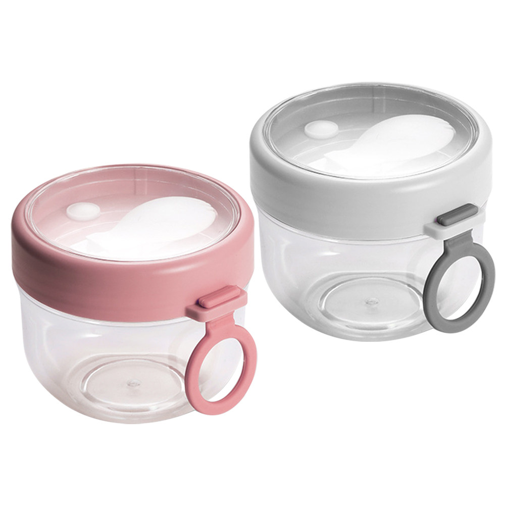 2Pcs Overnight Oats Containers - Meal Prep Yogurt Cups บทวิจารณ์และราคา
