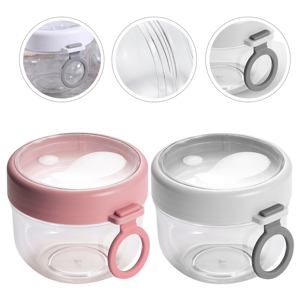 2Pcs Overnight Oats Containers - Meal Prep Yogurt Cups บทวิจารณ์และราคา