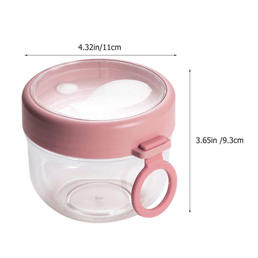 2Pcs Overnight Oats Containers - Meal Prep Yogurt Cups บทวิจารณ์และราคา