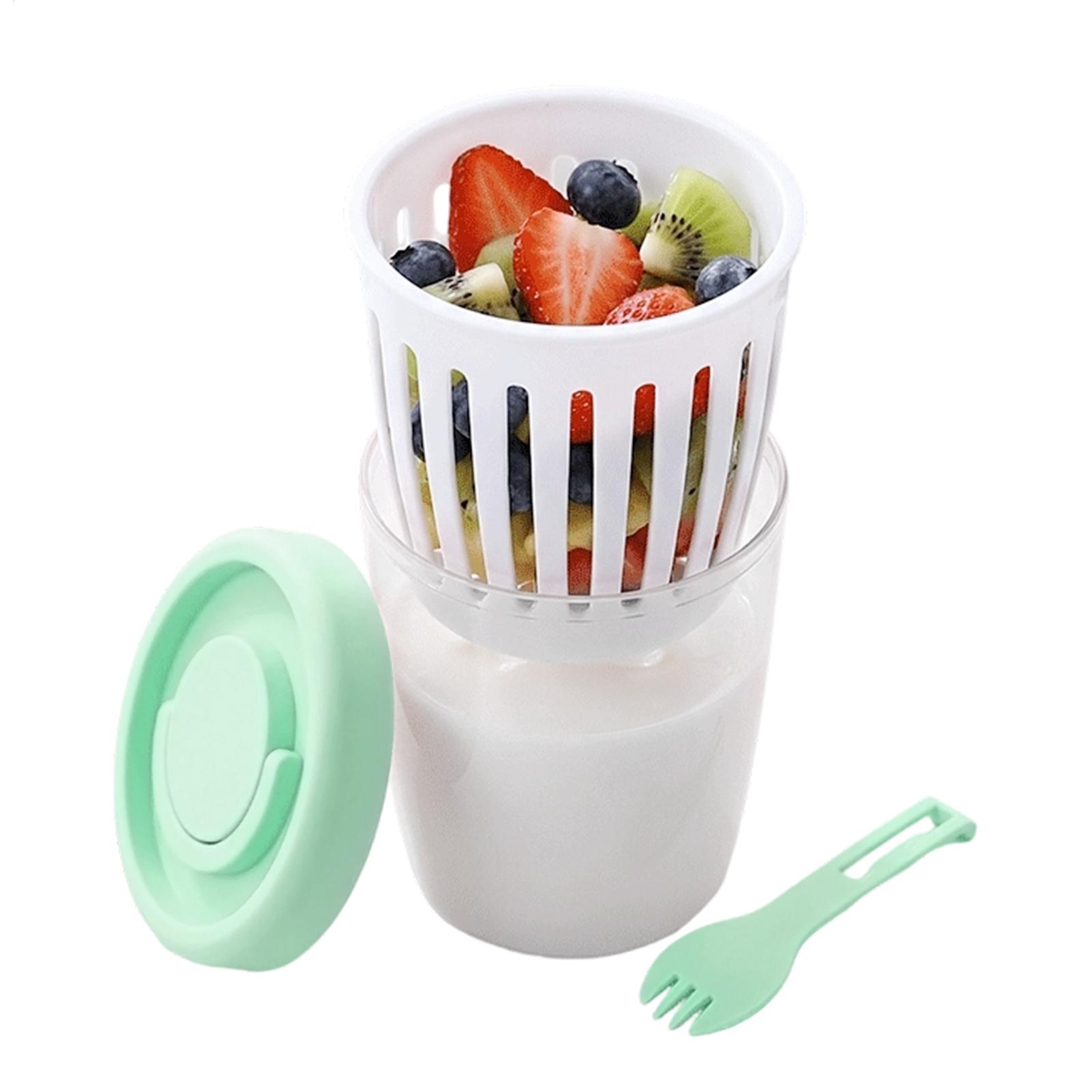 Yogurt Cups With Lids Draining - Meal Prep Yogurt Cups บทวิจารณ์และราคา
