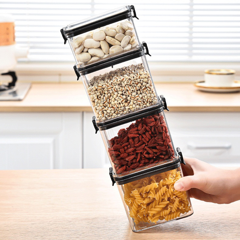 Sealed Jars Kitchen Grain Stor - Meal Prep Gym บทวิจารณ์และราคา