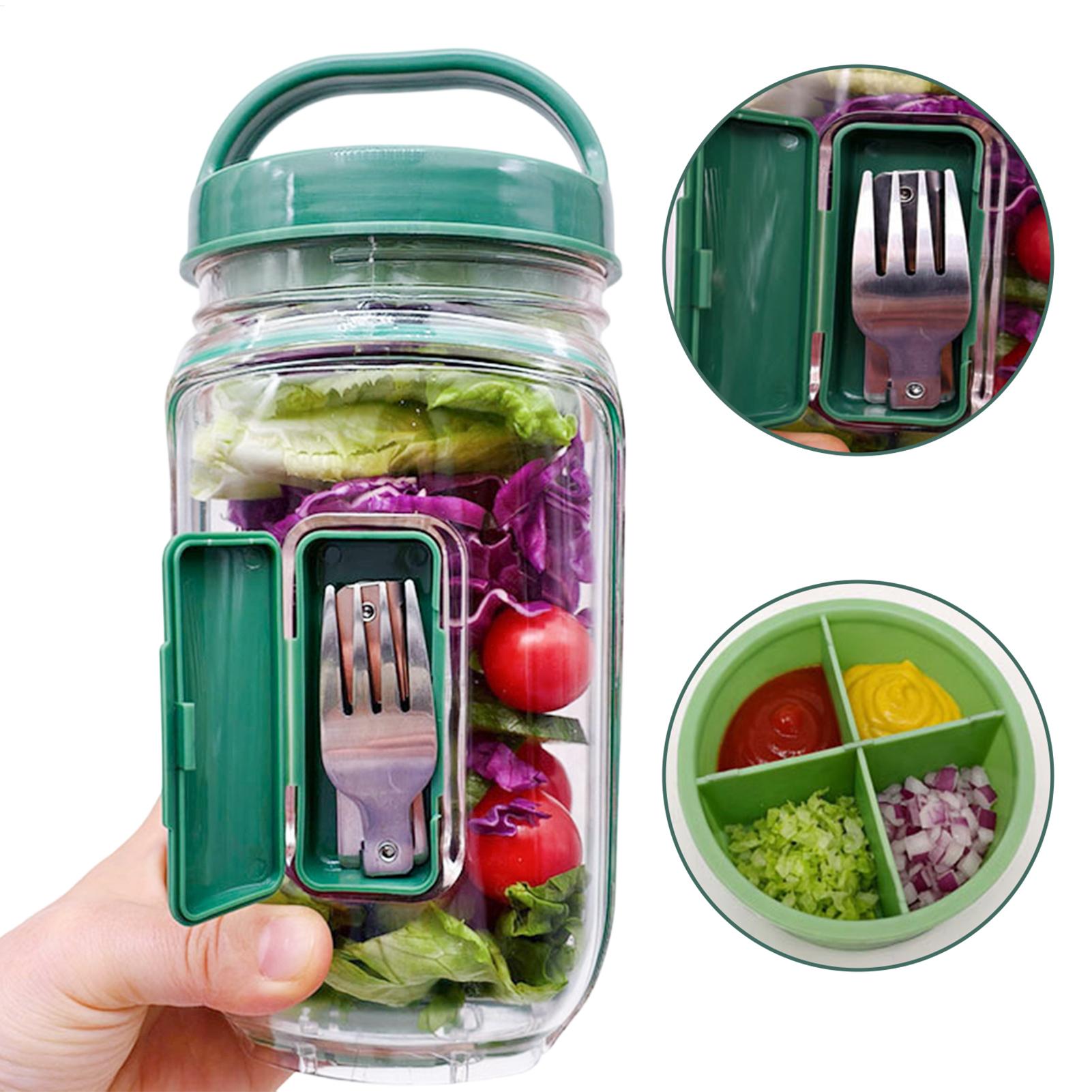 1000ml Leakproof Salad Contain - Meal Prep Gym บทวิจารณ์และราคา