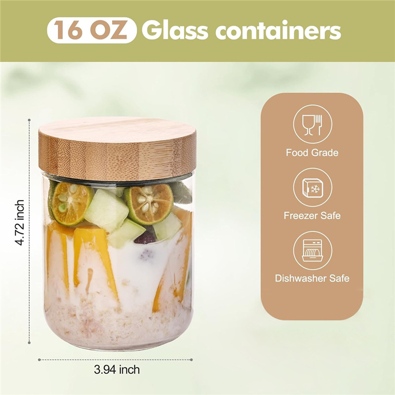 LNHF 6-Pack Overnight Oats Con - Overnight Oat Jar บทวิจารณ์และราคา