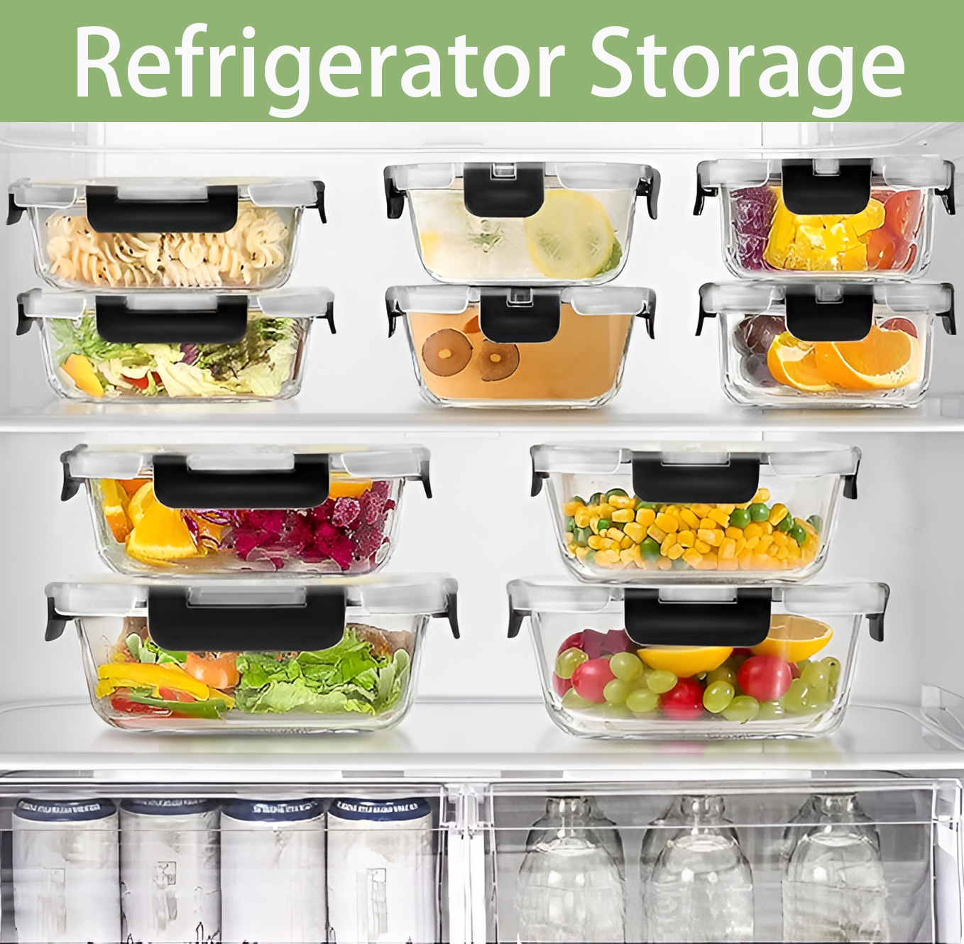12pcs Glass Lunch Box Food Sto - Meal Prep No Microwave บทวิจารณ์และราคา