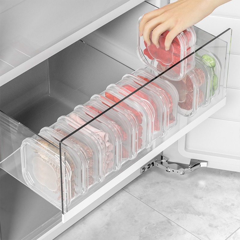 1/8Pcs Plastic Refrigerator Me - Meal Prep Gym บทวิจารณ์และราคา