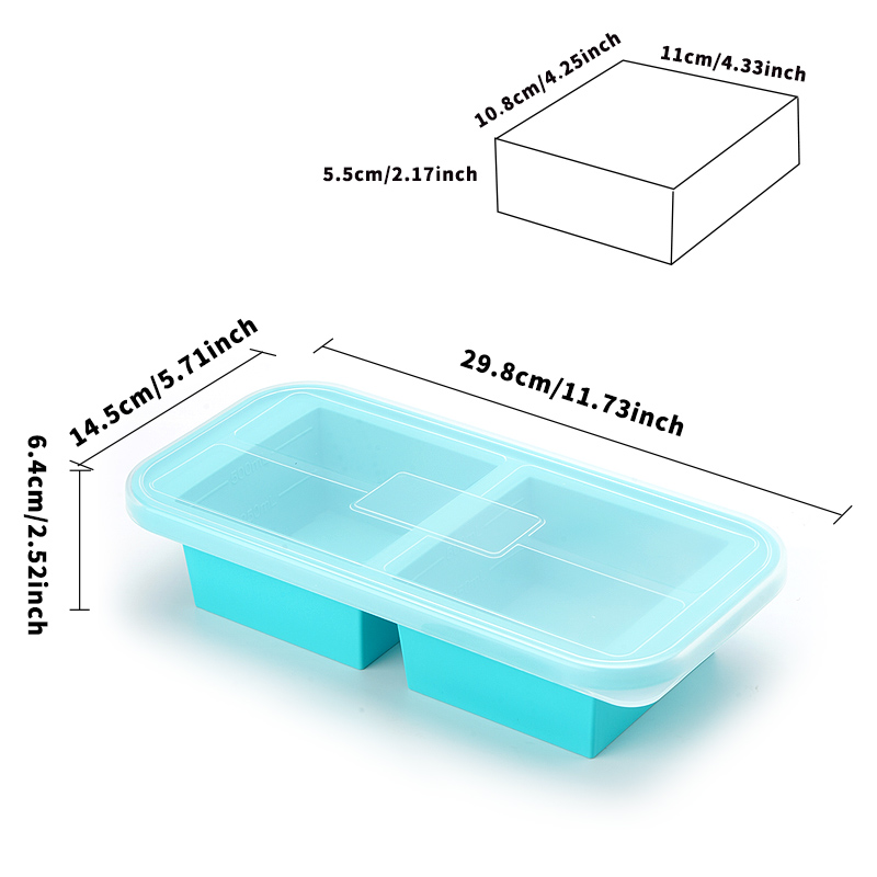 2 Silicone Freezer Molds with  - Meal Prep Oatmeal บทวิจารณ์และราคา