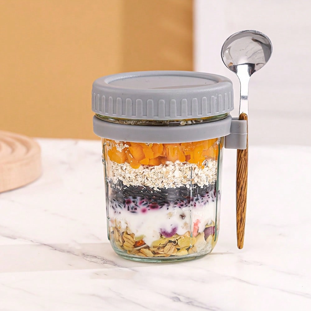 Glass Oat Cup, Overnight Oat J - Overnight Oat Jar บทวิจารณ์และราคา