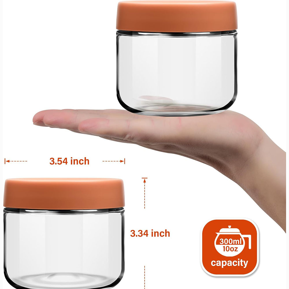 10oz Glass Overnight Oats Jars - Meal Prep Yogurt Cups บทวิจารณ์และราคา