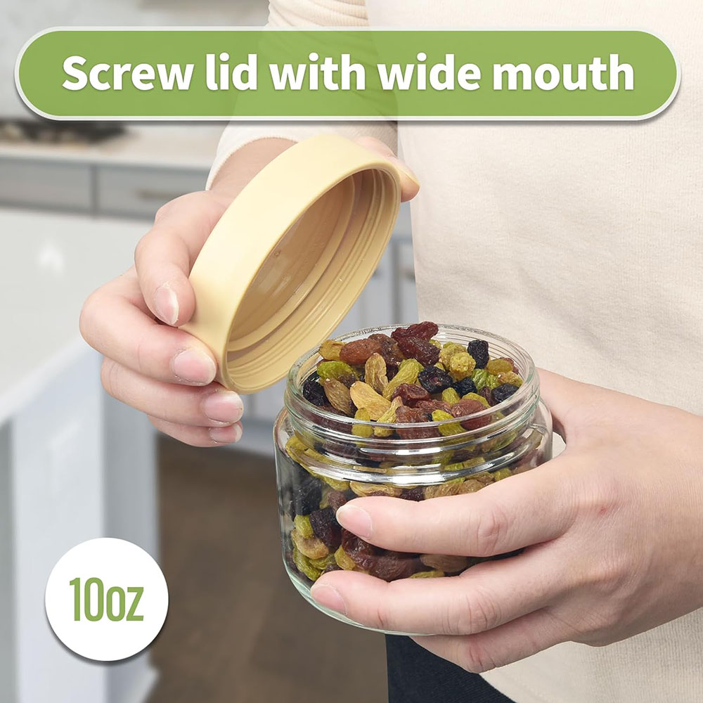 10oz Glass Overnight Oats Jars - Meal Prep Yogurt Cups บทวิจารณ์และราคา