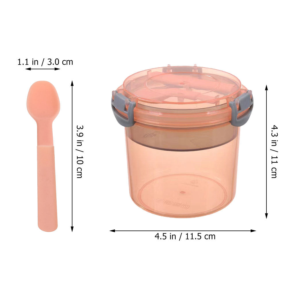 2Pcs Overnight Oats Jar Set Pr - Meal Prep Gym บทวิจารณ์และราคา