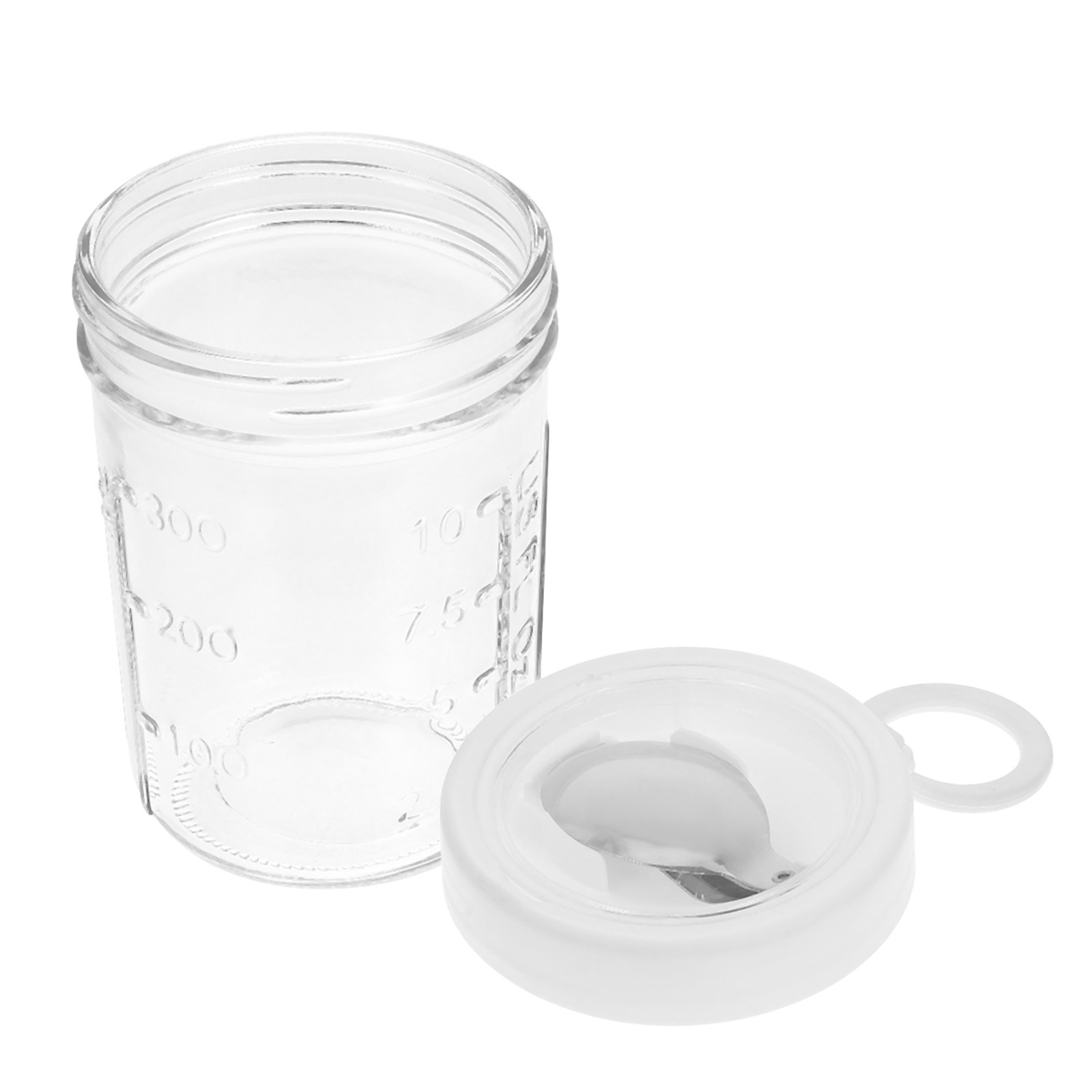 Glass Oatmeal Jar Container 35 - Meal Prep Oatmeal บทวิจารณ์และราคา