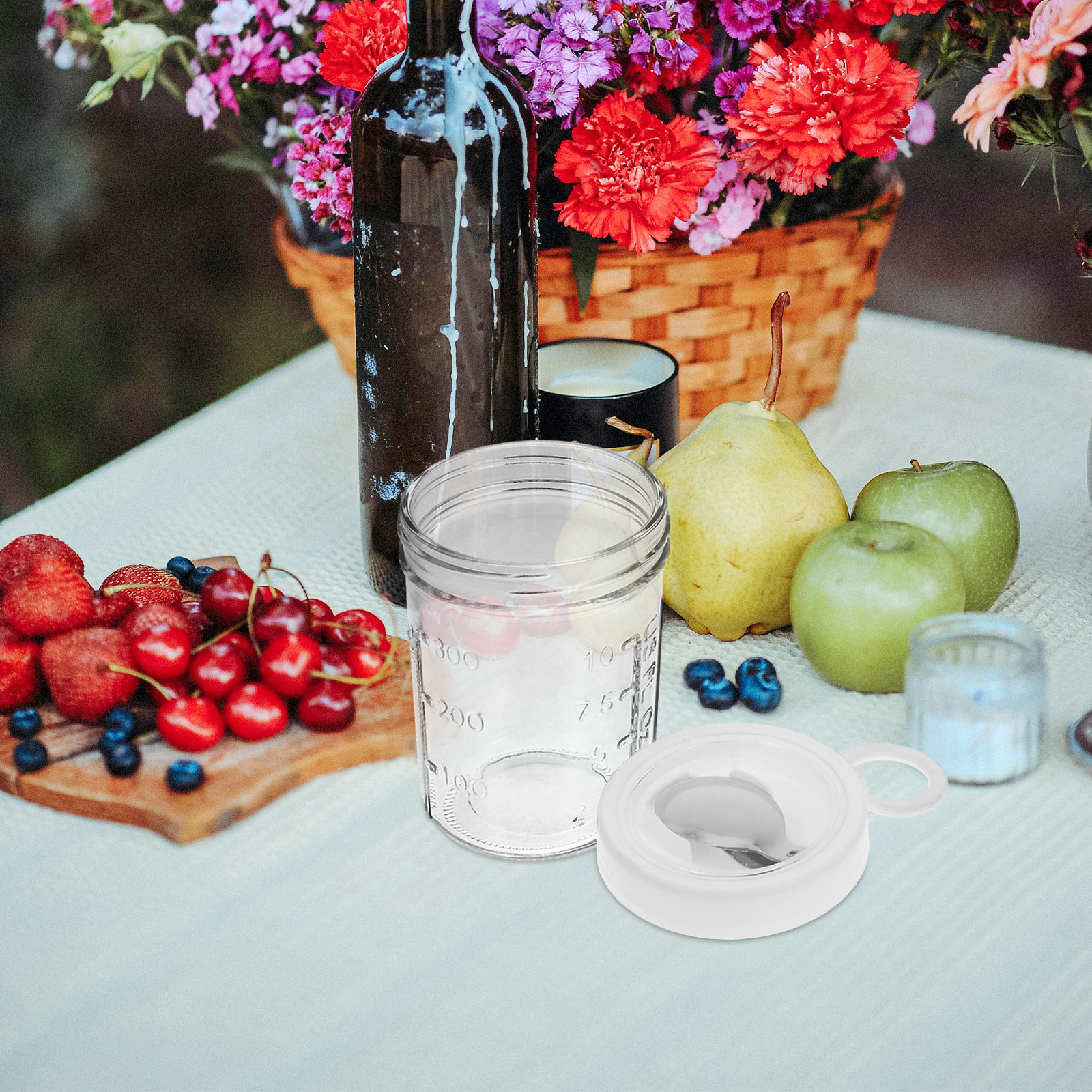 Glass Oatmeal Jar Container 35 - Meal Prep Oatmeal บทวิจารณ์และราคา
