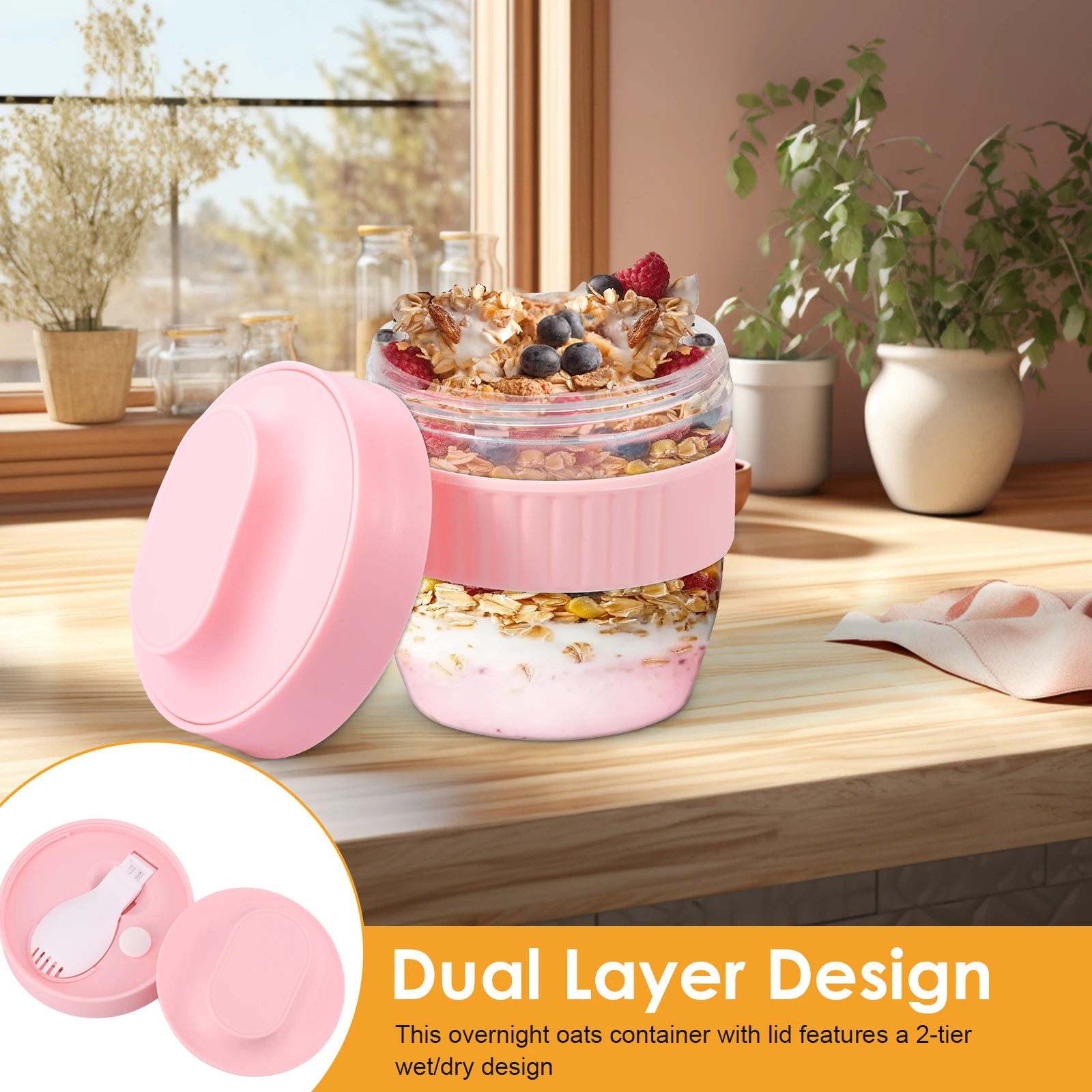 Double Layer Overnight Oats Co - Meal Prep Oatmeal บทวิจารณ์และราคา